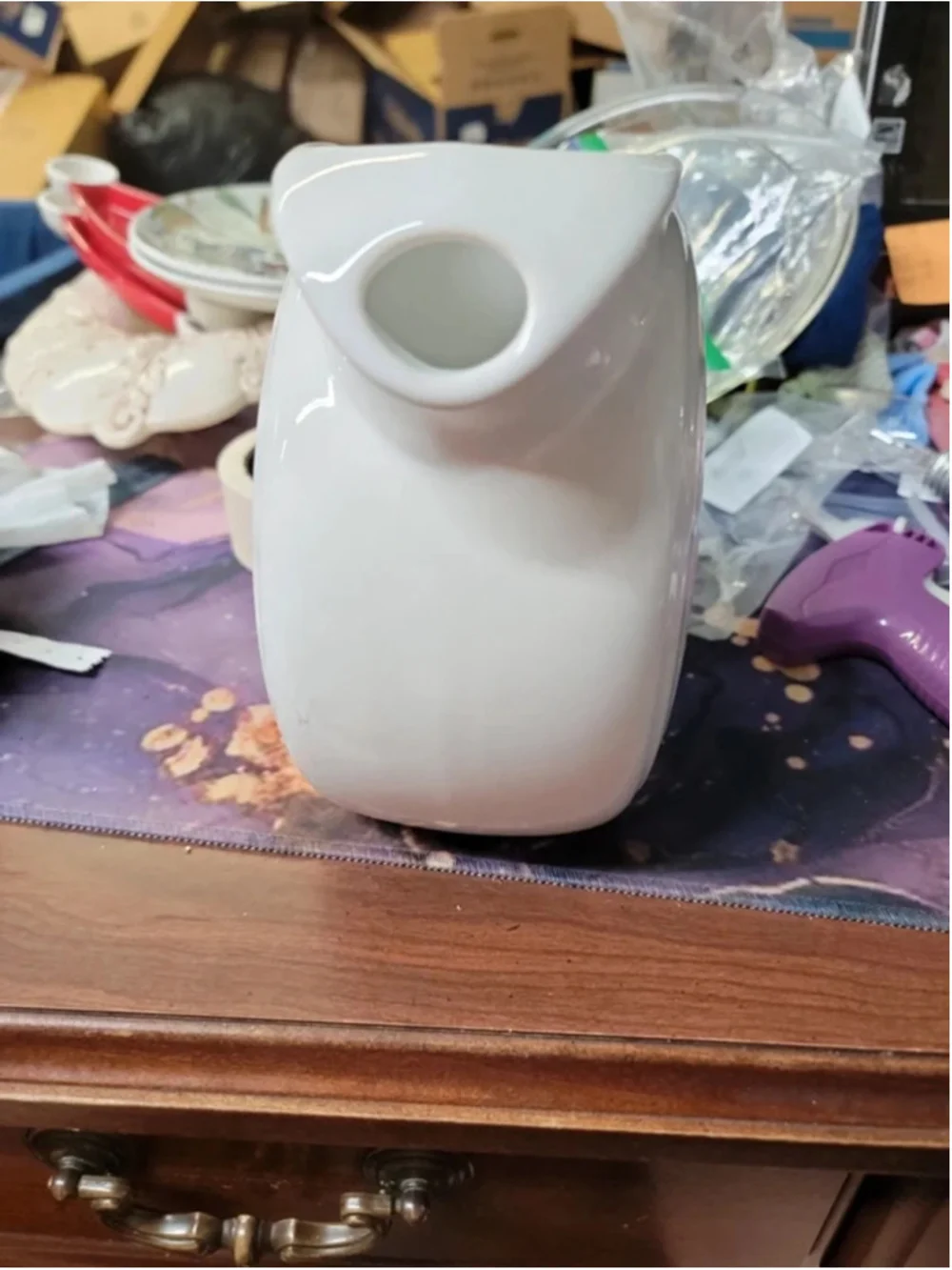 Vintage white fiesta wear pitcher